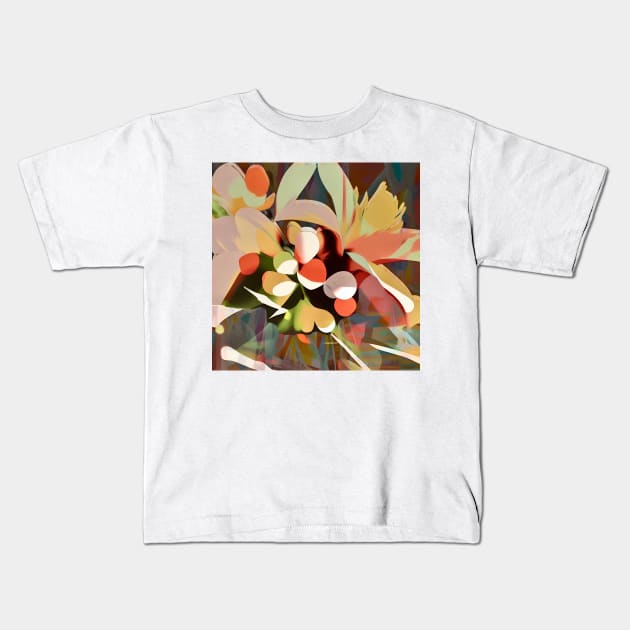 Orange Blossoms Kids T-Shirt by DANAROPER